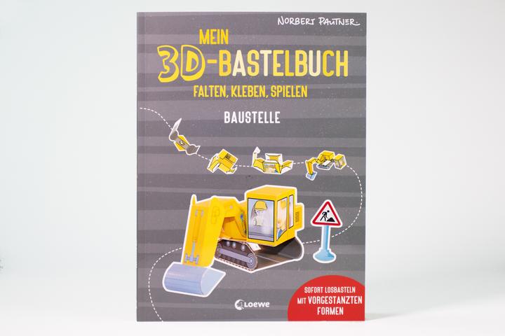 Immagine prodotto Loewe Mein 3D-Bastelbuch - Falten, kleben, spielen - Baustelle (Tedesco, Norbert Pautner, 2024)