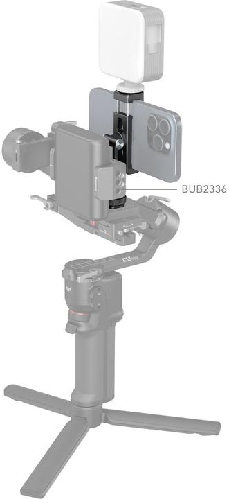 Produktbild SmallRig Metal Phone Holder with Cold Shoe Mount (Gimbal Zubehör, Cage Zubehör, Diverses Video Zubehör)