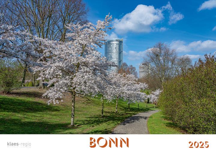 Produktbild Bonn 2025 Bildkalender A4 quer, spiralg (A4, Harter Einband)