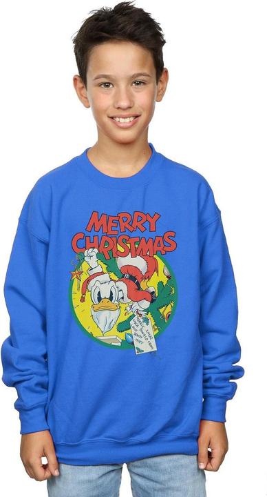 Immagine prodotto Disney Donald Duck Merry Christmas Felpa Ragazzi (128)