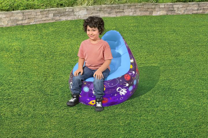 Actual product image Bestway Astro Glow LED Kids Inflatable Air Chair