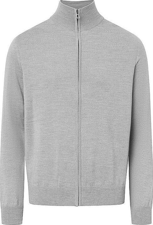 Joop! Knit Davis Zip Cardigan Silver
