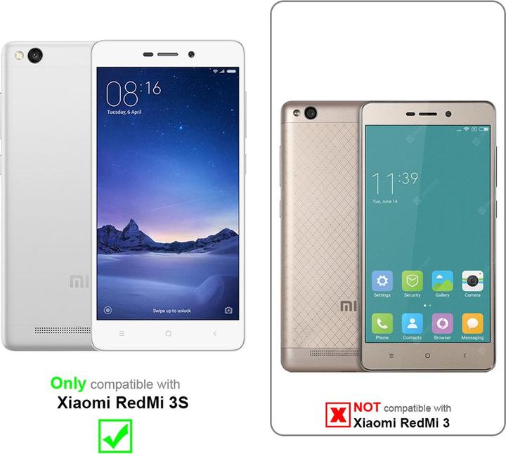 Image du produit Cadorabo verre de protection de l'écran (1 pièce(s), Xiaomi Redmi 3s)