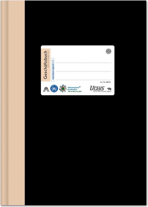 Image du produit Ursus Livre de comptes A4 quadrillé 144feuilles (144 x)