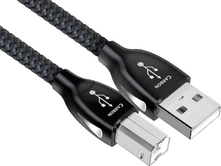 Audioquest Carbon USB A naar USB B Kabel - Hifi USB Kabel - 3m (3 m, USB 2.0)