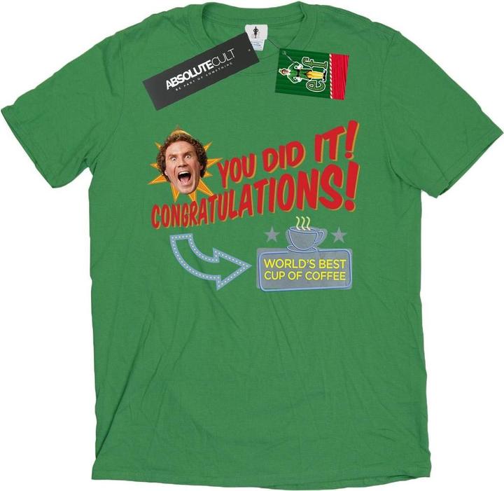 Produktbild Elf World's Best Coffee TShirt (XXL)