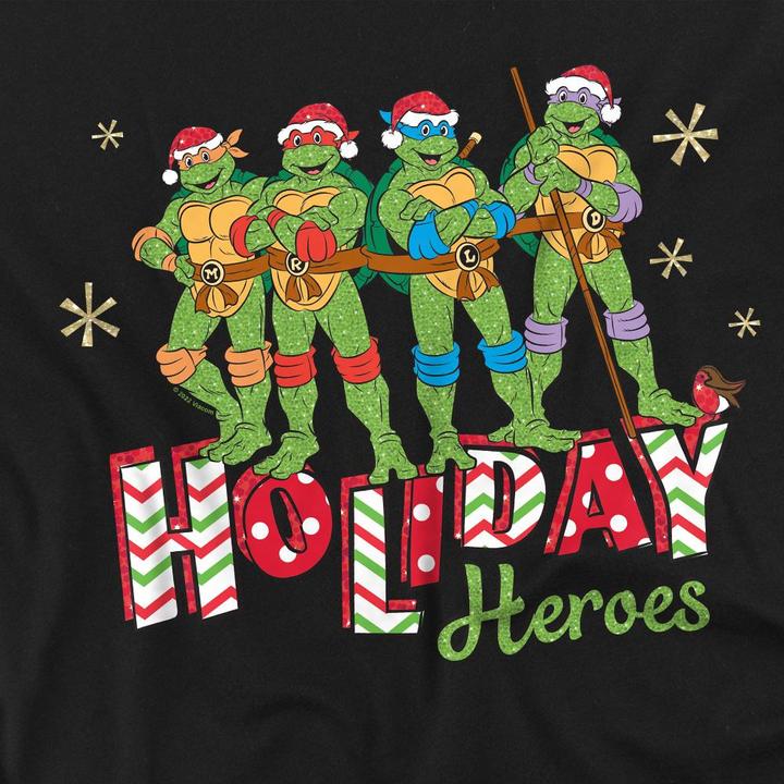 Produktbild Teenage Mutant NT Holiday Heroes TShirt weihnachtliches Design (XXL)