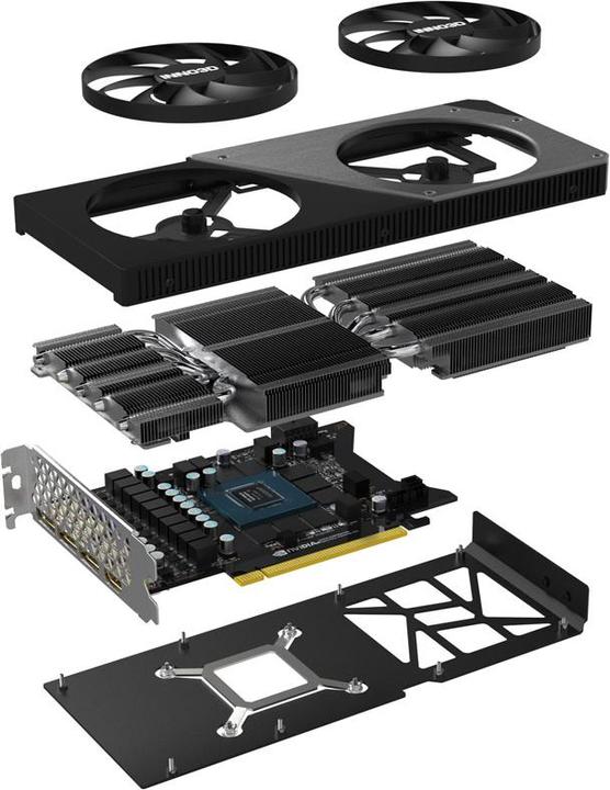 Actual product image Inno3D GeForce RTX 4070 Ti SUPER TWIN X2 - 16GB GDDR6X, 1x HDMI, 3x DP (16 GB)