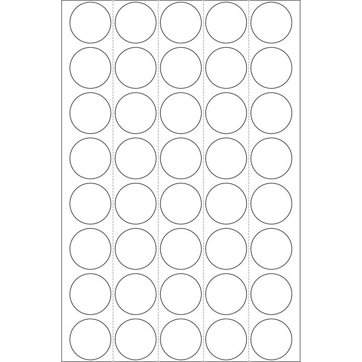 Actual product image HERMA Marking points