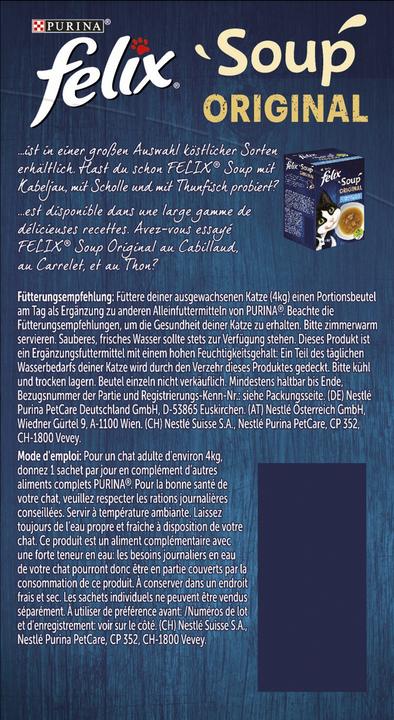 Produktbild Felix Soup Geschmacksvielfalt vom Land (Adult, 6 Stk., 288 g)