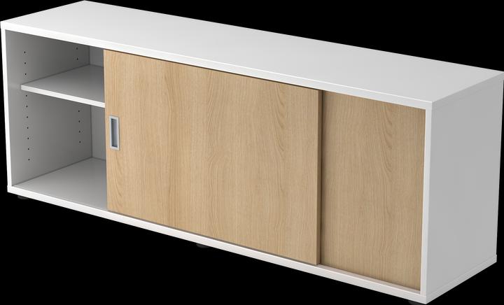Produktbild Hammerbacher Sideboard 1,5OH beids.nutzbar Weiss/Eiche (16 x 40 x 59.5 cm)