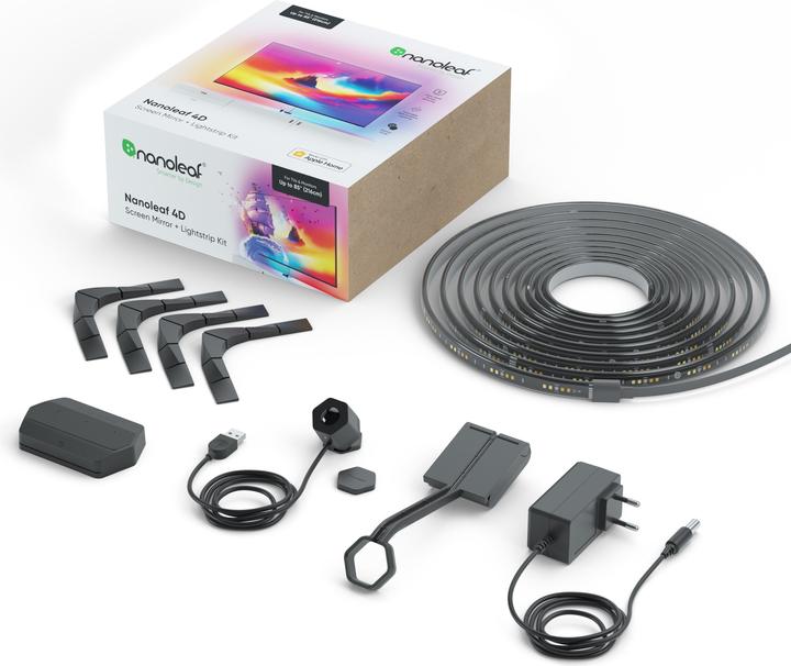 Actual product image Nanoleaf 4D Screen Mirror Camera Kit (RGBW, 215.90 cm, Indoor)