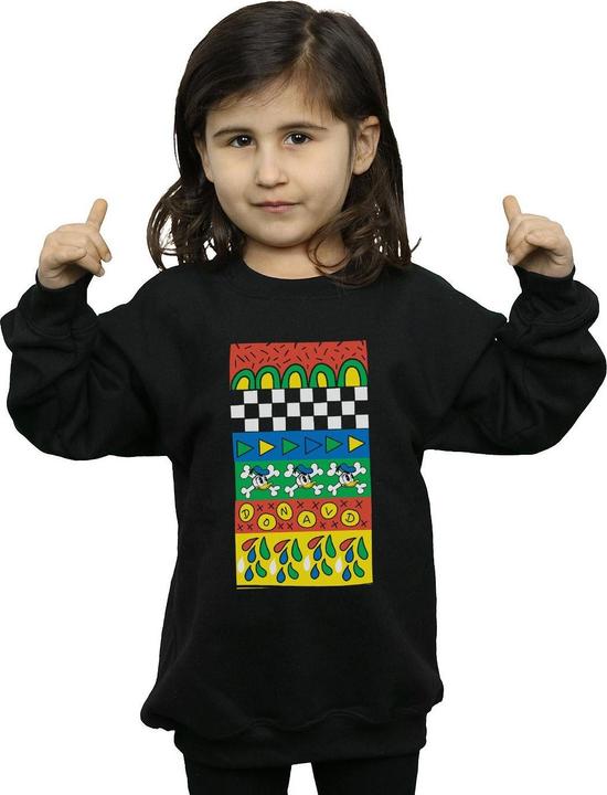 Immagine prodotto Disney Donald Duck Vintage Pattern Felpa Ragazze (140, 146)