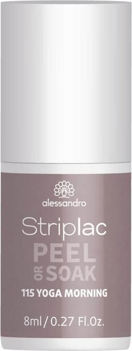 Actual product image Alessandro Striplac Peel or Soak (115 Yoga Morning, UV gel varnish)