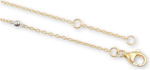 Actual product image Muau Bracelet 750/18K bicolour, diamond 0.06ct. 19cm (19 cm, 750, 18K bicolour gold)