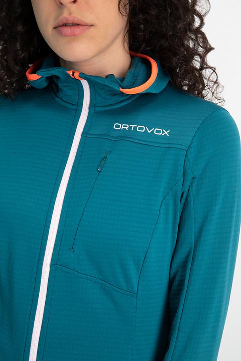Actual product image Ortovox Fleece Light Grid Hoodie Ladies Midlayer (XS)
