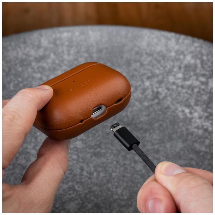 Immagine prodotto Fixed PodsLeather per Apple Airpods 3, marrone (Borsa per cuffie)