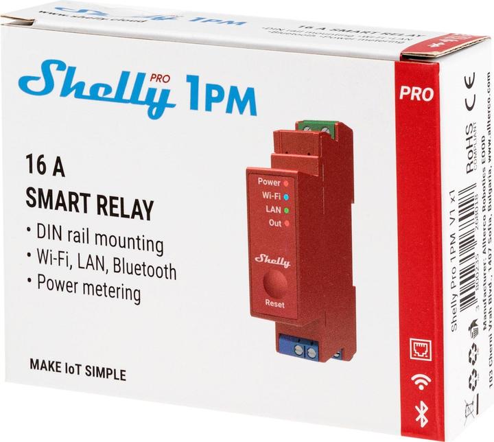 Actual product image Shelly Pro 1PM