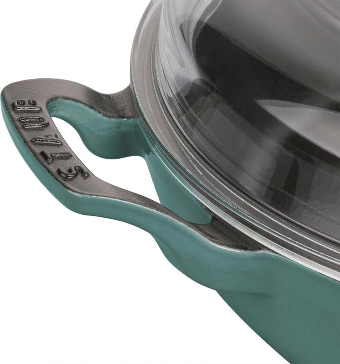 Produktbild Staub Sauteuse m. Glasdeckel 30 cm, Eucalyptus 3.3l (30 cm, Bräter + Schmortopf, Gusseisen)