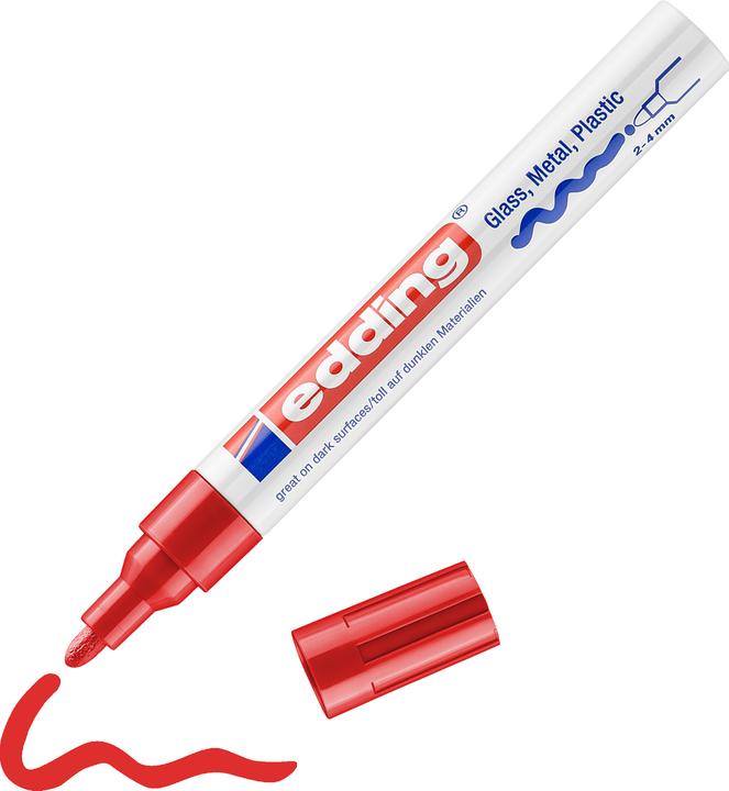 Actual product image Edding 750 Gloss paint markers (Red, 2 mm, 1 x)