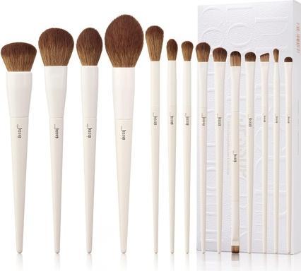 Actual product image Jessup Makeup Brushes 14Pcs Premium Synthetic Makeup Brush Set for Contour Concealer Foundation Eye (Set)