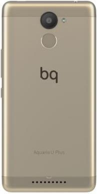 Produktbild BQ Aquaris U Plus (16 GB, Gold, White, 5", Hybrid Dual SIM, 16 Mpx, 4G)