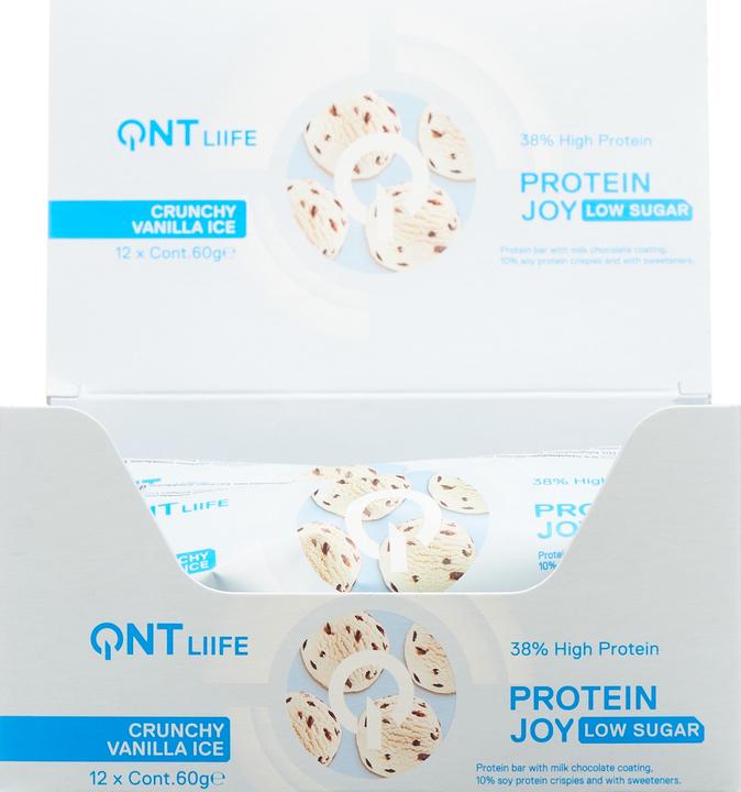 Actual product image QNT Protein Joy Bar 38% (Crispy, Vanilla, 12 pcs., 720 g)