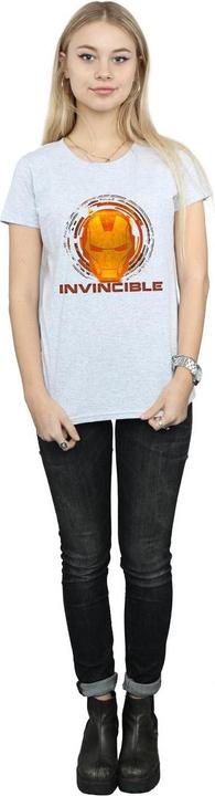 Actual product image Womens/Ladies Iron Man Invincible Cotton T-Shirt (XL)