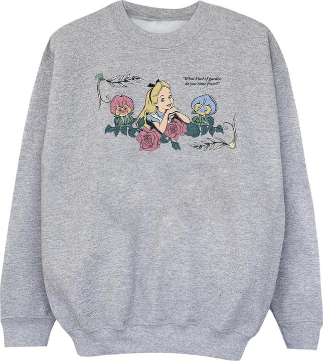 Produktbild Disney Alice im Wunderland Sweatshirt Mädchen What Kind Of Garden (140, 146)