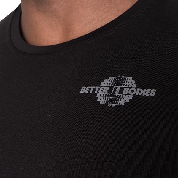 Produktbild Better Bodies Essential Tapered Tee - Black (S)