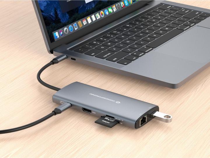 Produktbild Conceptronic USB Typ-C auf HDMI/USB 3.0/ USB Typ-C (USB-C, 1 Ports)