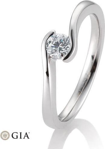 Actual product image Breuning Ring swing 0,05-0,30ct. (51, 585/14 K Gold)
