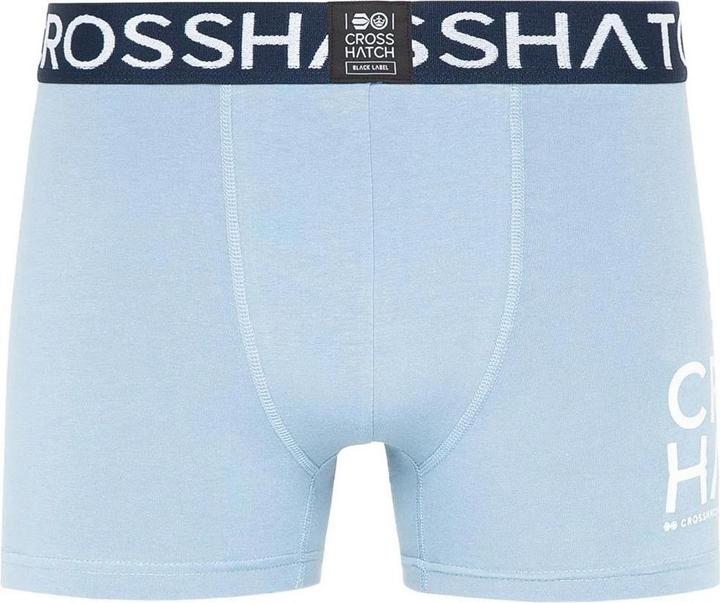 Actual product image Crosshatch Mens Gridline Boxer Shorts (Pack of 3) (XL, pack of 3)