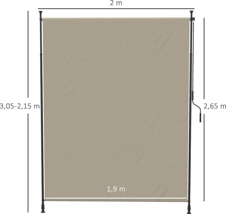 Produktbild Outsunny Seitenmarkise (0.04 m)