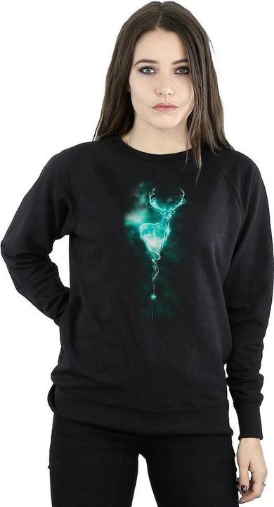 Actual product image Womens/Ladies Stag Patronus Sweatshirt (S)