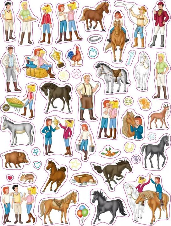 Produktbild Bibi & Tina Mein Stickeralbum mit 100 Stickern