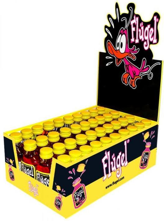 Flügel Shot de groseille avec caféine PET Box / (40 x 2 cl)