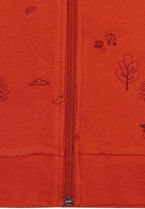 Produktbild loud + proud Jacke Strukturstrick Terracotta (86)