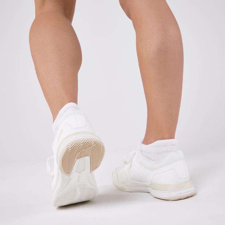 Actual product image Artengo Women'S Tennis Shoes Clay Court Ts500 White Beige (42)