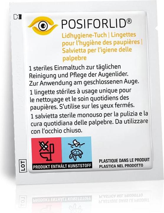 Nährwerte und Zutaten Ursapharm Posiforlid Lidhygiene Tücher 20 Stk (416 ml, Tag)