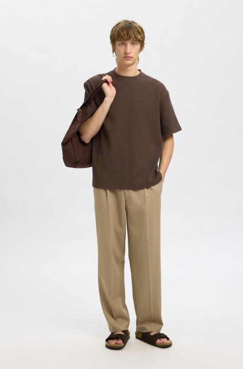Immagine prodotto Selected Homme Relaxed Fit Waffelmuster T-Shirt (L)