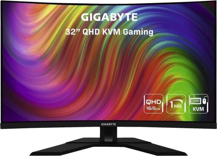 Actual product image Gigabyte M32QC (2560 x 1440 pixels, 31.50")