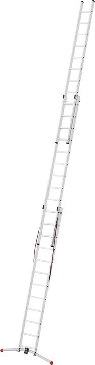 Immagine prodotto Hailo S100 ProfiLOT, scala combinata in alluminio a 3 sezioni, 3x12 pioli (Scala doppia, 48 cm)