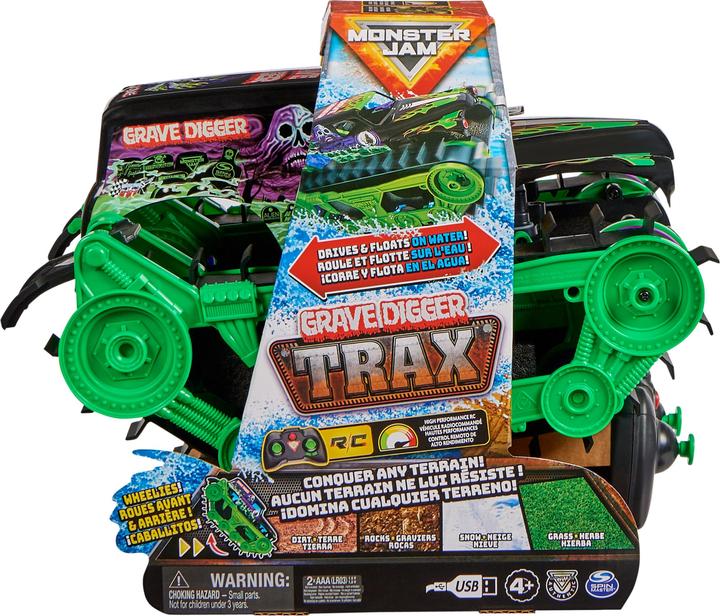 Actual product image Monster Jam Grave Digger Trax