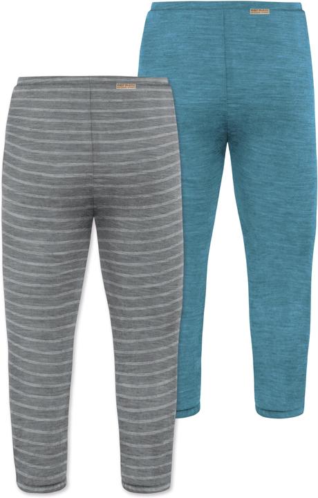Immagine prodotto Normani Confezione da 2 pantaloni baby merino con piedini - 9539 (92)