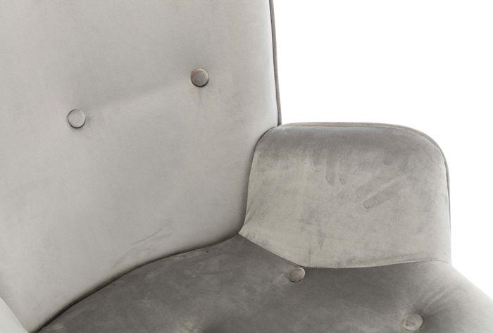 Actual product image CLP Sanka Velvet Rocking Chair, grey