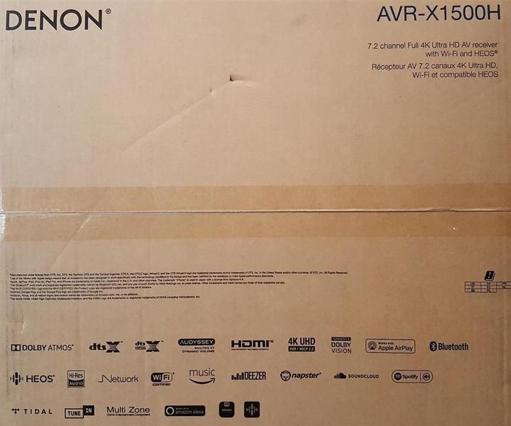 Actual product image Denon Avr-X1500h (7.2 channels, FM)