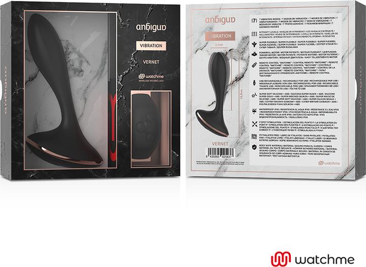 Actual product image Anbiguo Ambiguo Watchme Remote Control Vibrator Anal Vernet