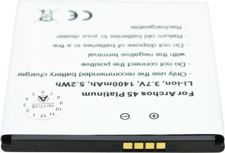 Actual product image AccuCell ARCHOS 45 Platinum, AC1600A
