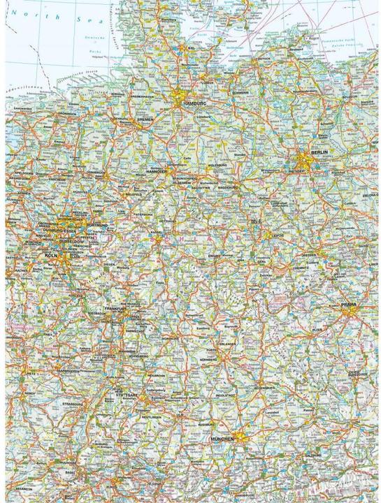 Image du produit Falk Carte d'Allemagne (240 x 300 cm)